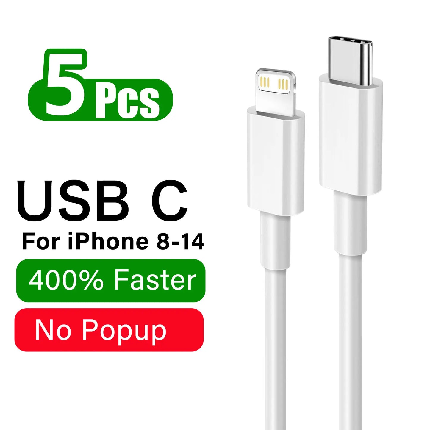 30W Fast Charging Cable For iPhone 14 13 12 11 Pro Max Mini USB C Quick Cord For X XR XS 8 7 Plus SE iPad Phone line Accessories