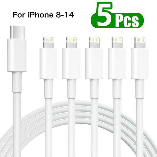 30W Fast Charging Cable For iPhone 14 13 12 11 Pro Max Mini USB C Quick Cord For X XR XS 8 7 Plus SE iPad Phone line Accessories